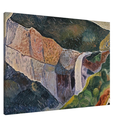 Grace Cossington Smith - Govett's Leap - 1933 Canvas - 20x30 cm / 8x12 inches-canvas