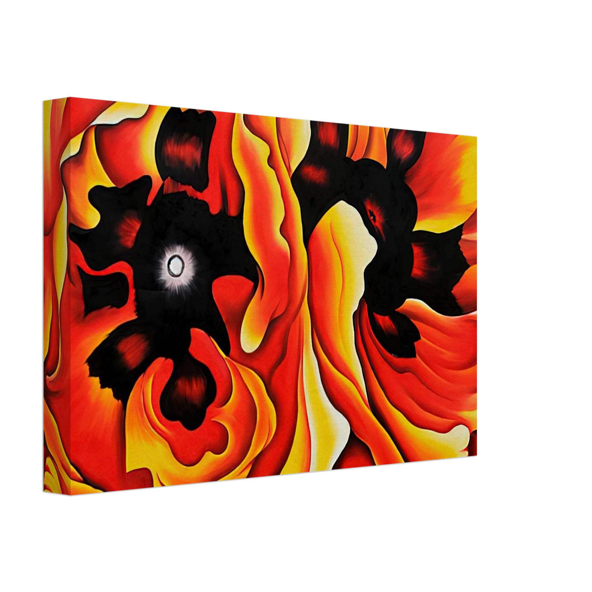 Georgia O'Keeffe - Oriental Poppies II Canvas - 40x60 cm / 16x24 inches-canvas