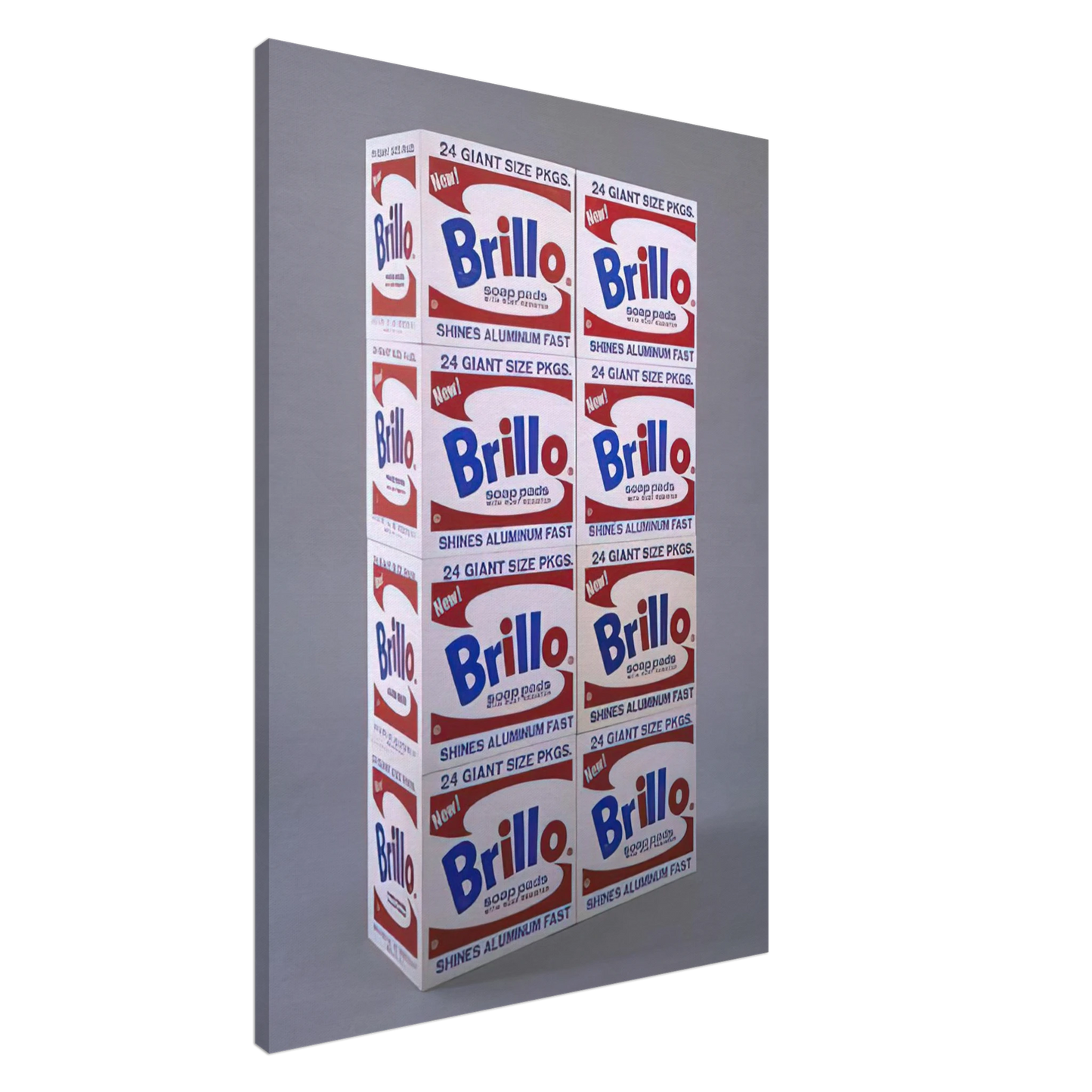 Andy Warhol - Brillo Soap Pads Boxes Canvas - 20x30 cm / 8x12 inches-canvas