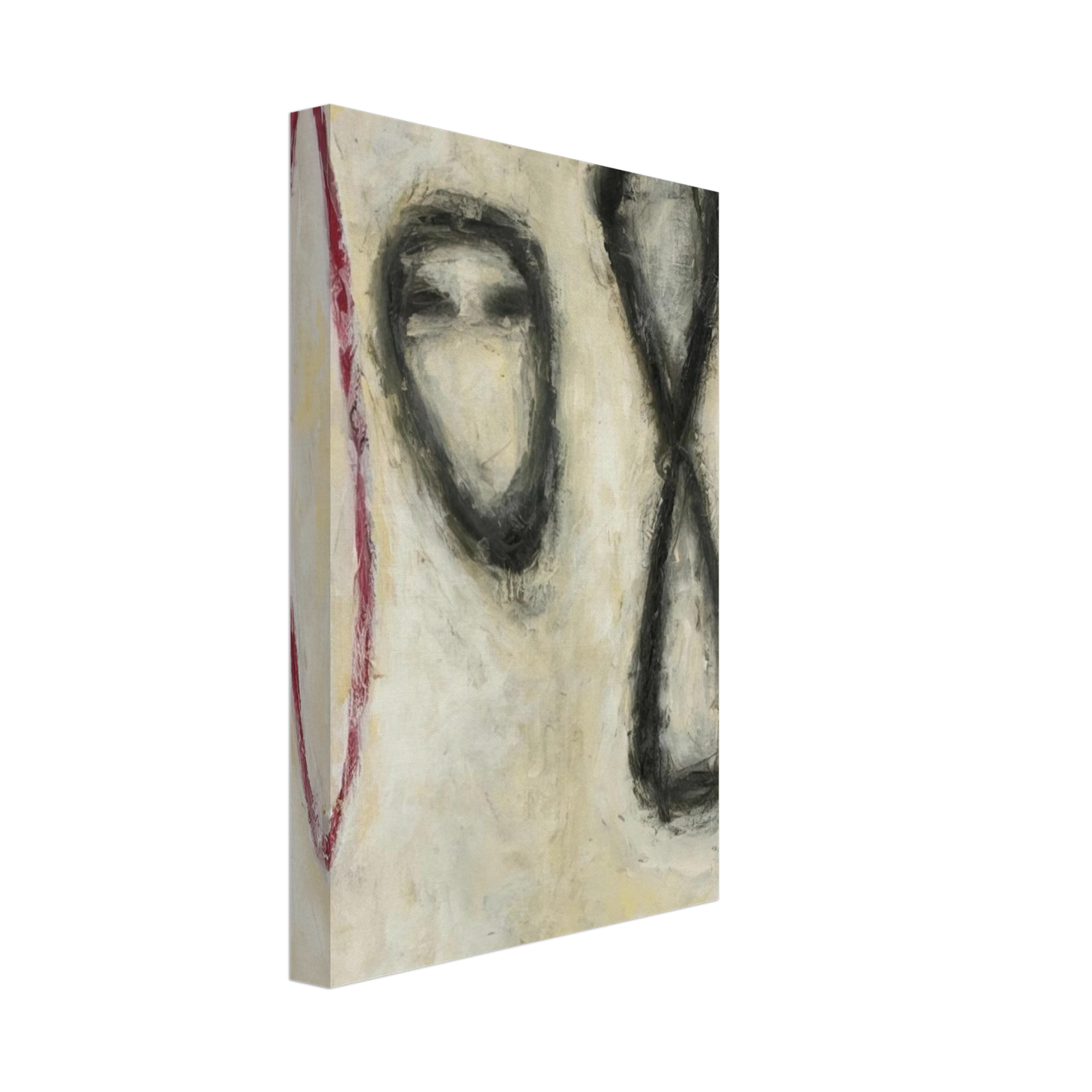 Susan Rothenberg - TRIPLE FORM 1982 Canvas - 70x100 cm / 28x40 inches-canvas