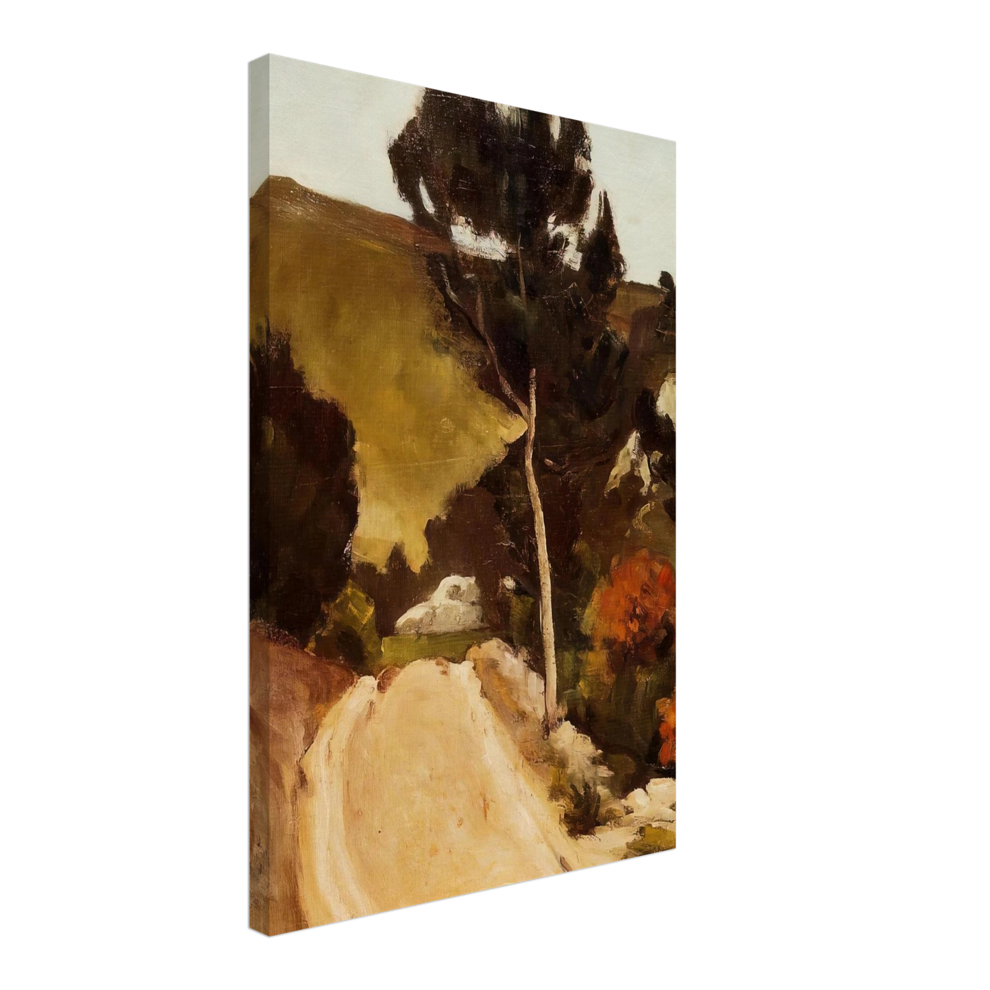 Paul Cezanne - Road in Provence Canvas - 70x100 cm / 28x40 inches-canvas