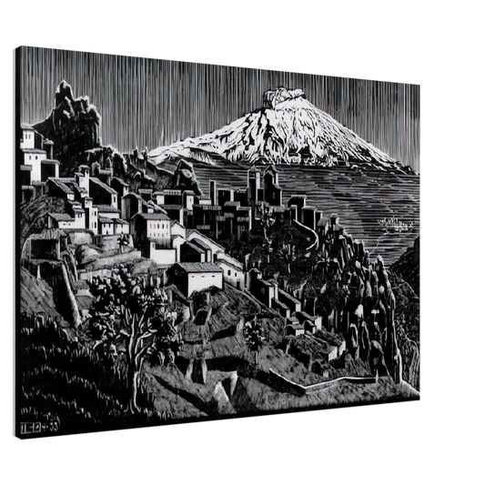 MC Escher - ESCHER (17) Canvas - 20x30 cm / 8x12 inches-canvas