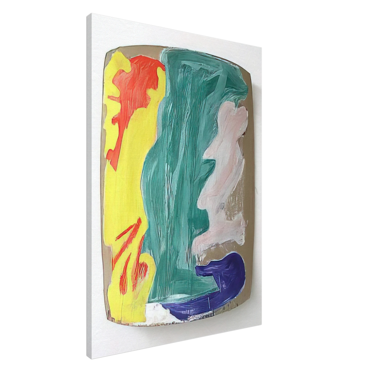 Ron Gorchov - Baton - 1986 Canvas - 20x30 cm / 8x12 inches-canvas