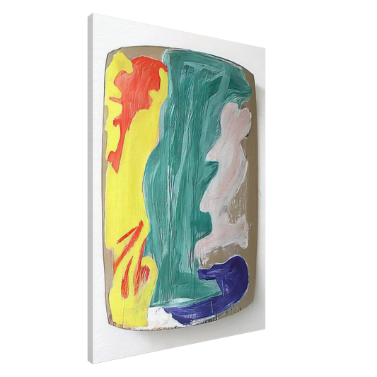 Ron Gorchov - Baton - 1986 Canvas - 20x30 cm / 8x12 inches-canvas