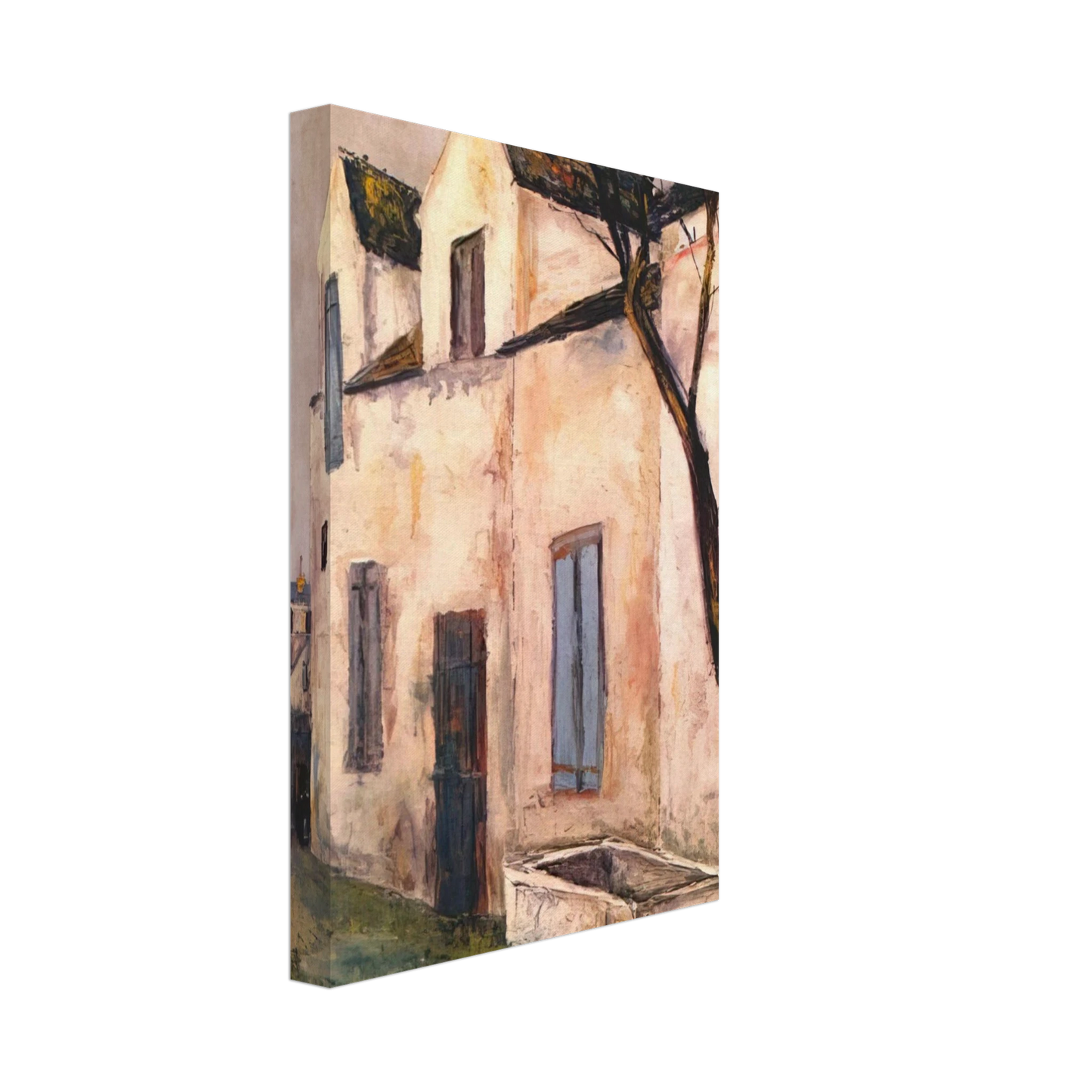 Maurice Utrillo - THE DEBRAY FARM Canvas - 70x100 cm / 28x40 inches-canvas