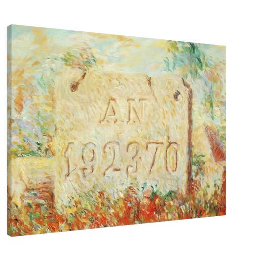 Rene Magritte - THE SMILE 1943 Canvas - 20x30 cm / 8x12 inches-canvas