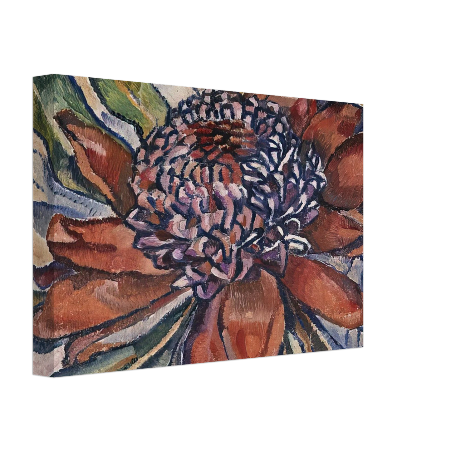 Grace Cossington Smith - Waratah - 1928 Canvas - 70x100 cm / 28x40 inches-canvas