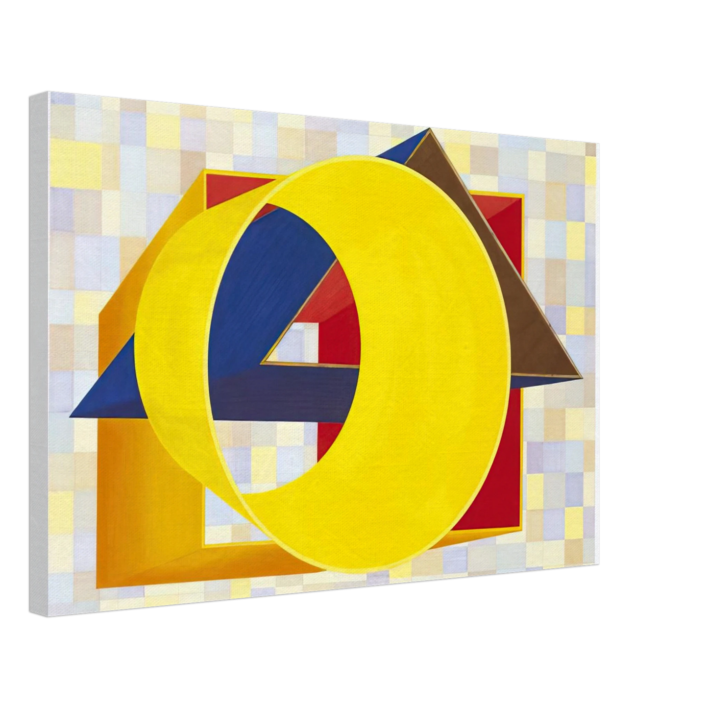 Al Held - Prime Moments II Canvas - 70x100 cm / 28x40 inches-canvas