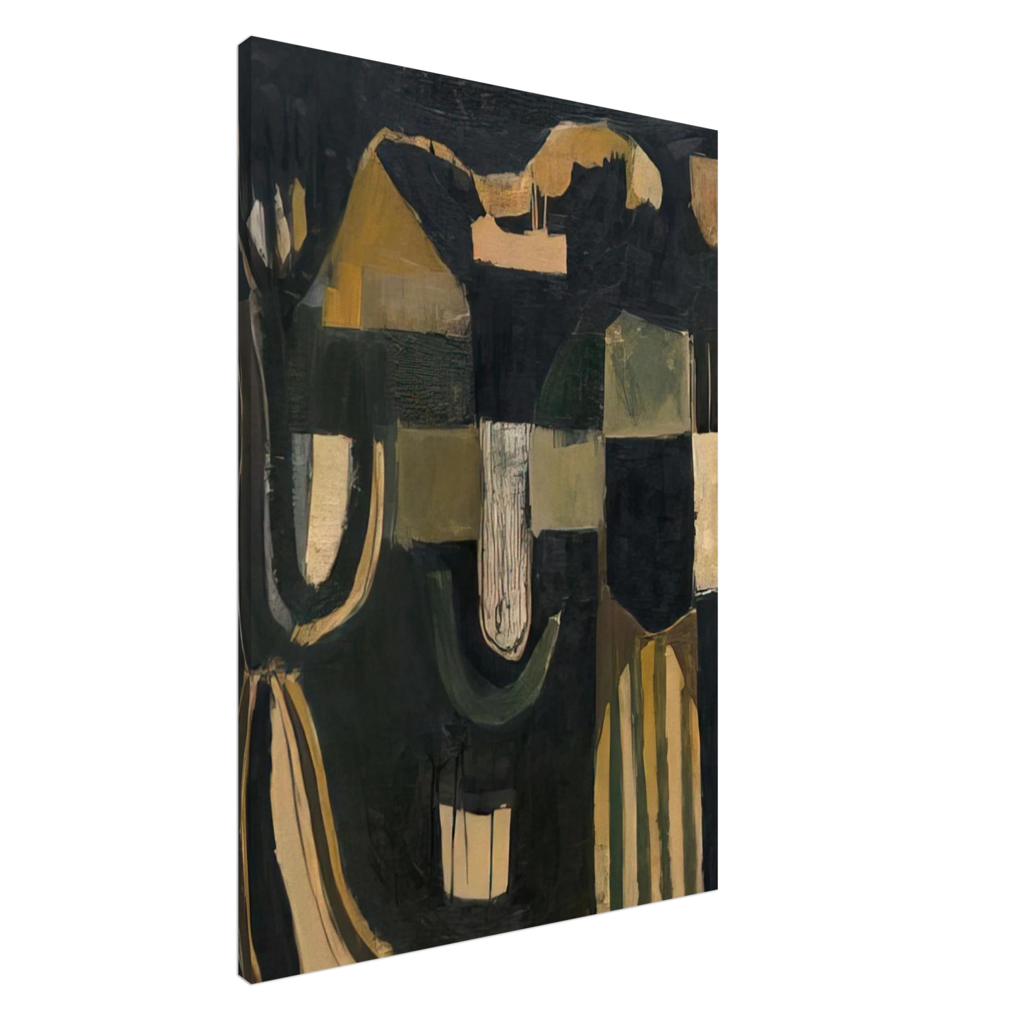 Frank Lobdell - 17 February 1948 - 1948 Canvas - 20x30 cm / 8x12 inches-canvas