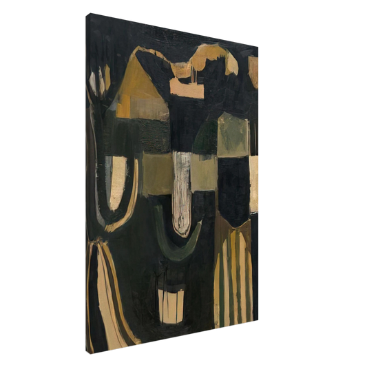 Frank Lobdell - 17 February 1948 - 1948 Canvas - 20x30 cm / 8x12 inches-canvas