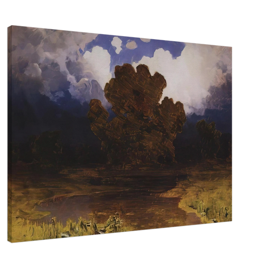 Arkhyp Kuindzhi - Forest Lake. Cloud Canvas - 20x30 cm / 8x12 inches-canvas