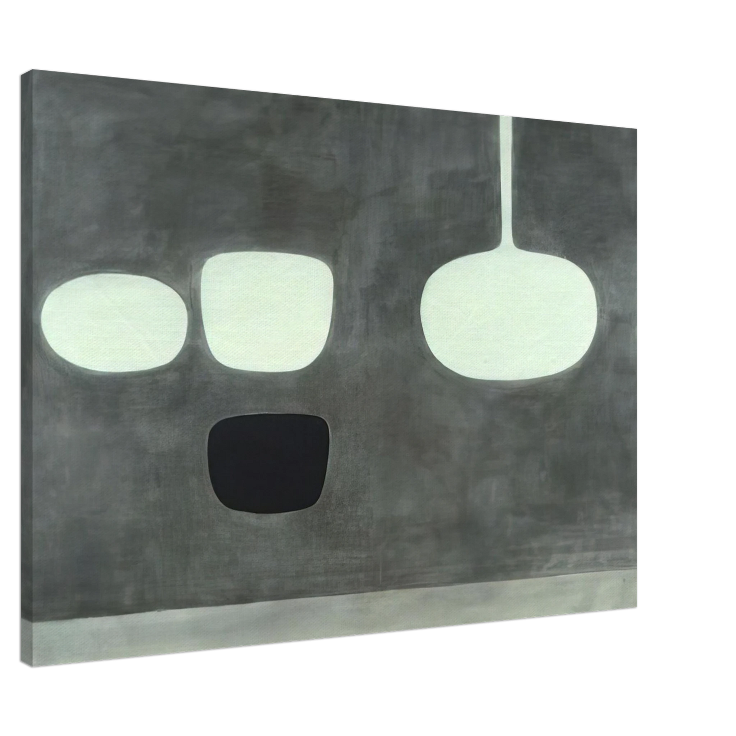 William Scott - Grey Still Life - 1969 Canvas - 20x30 cm / 8x12 inches-canvas