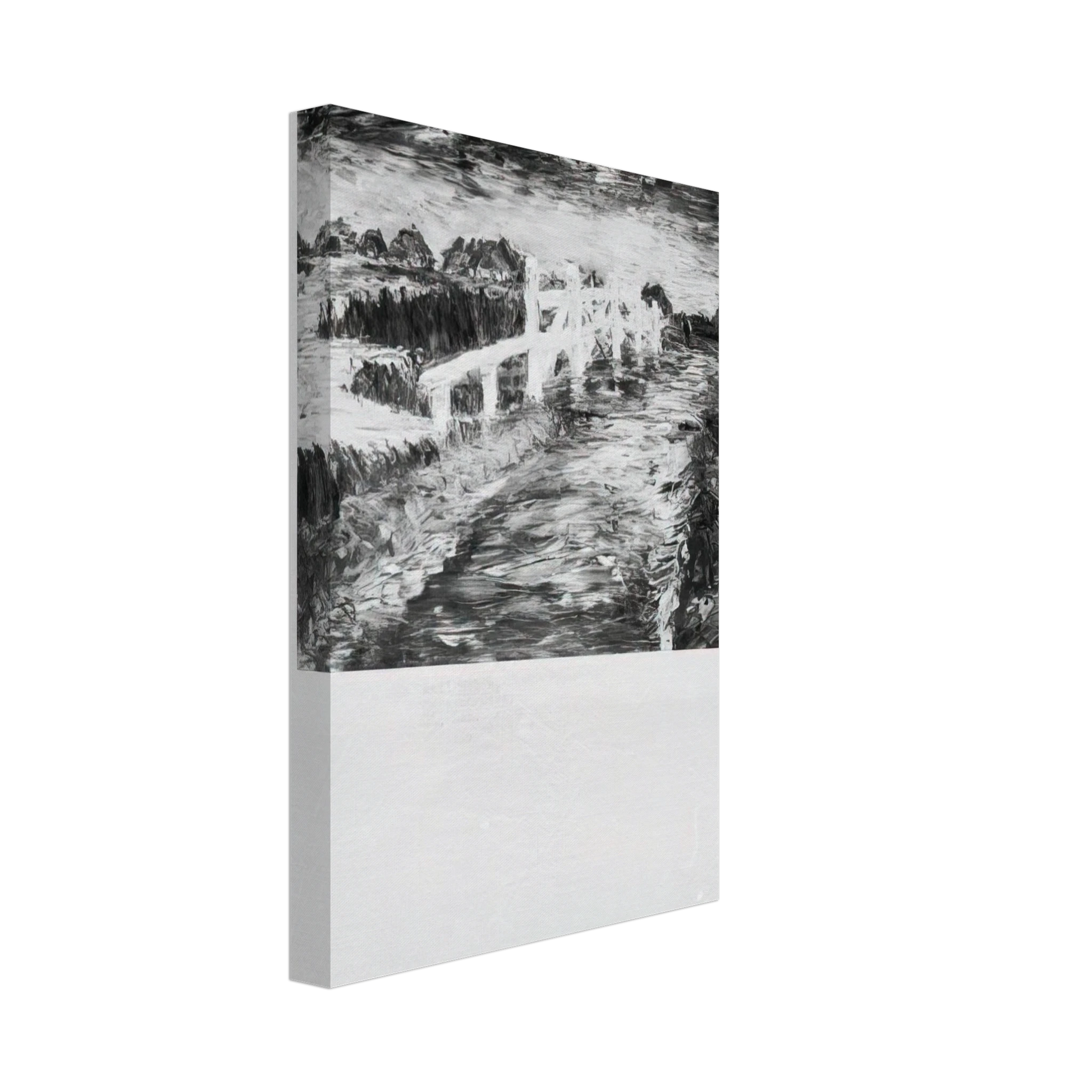 Emil Nolde - Maruchbrucke Canvas - 40x60 cm / 16x24 inches-canvas