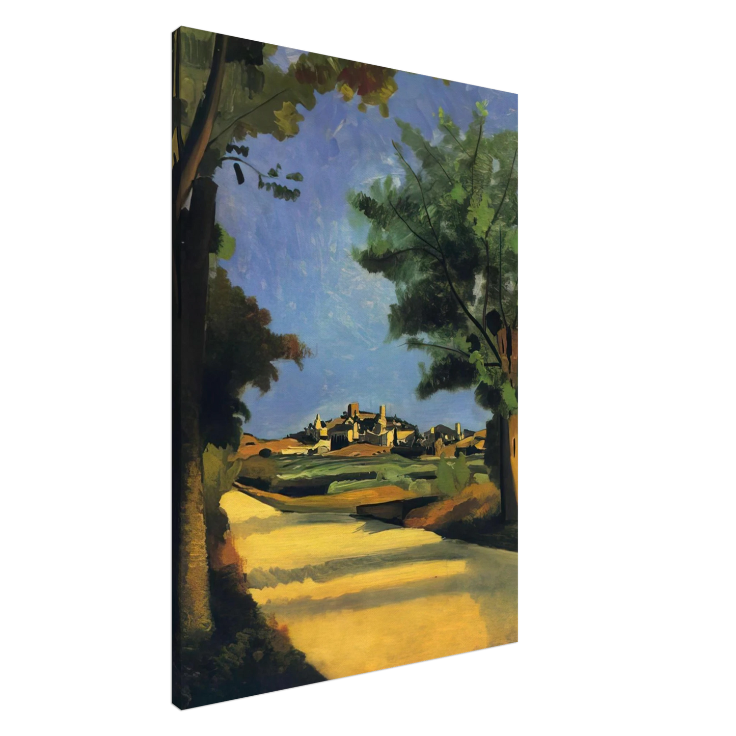 Andre Derain - THE ROAD 1932 Canvas - 20x30 cm / 8x12 inches-canvas