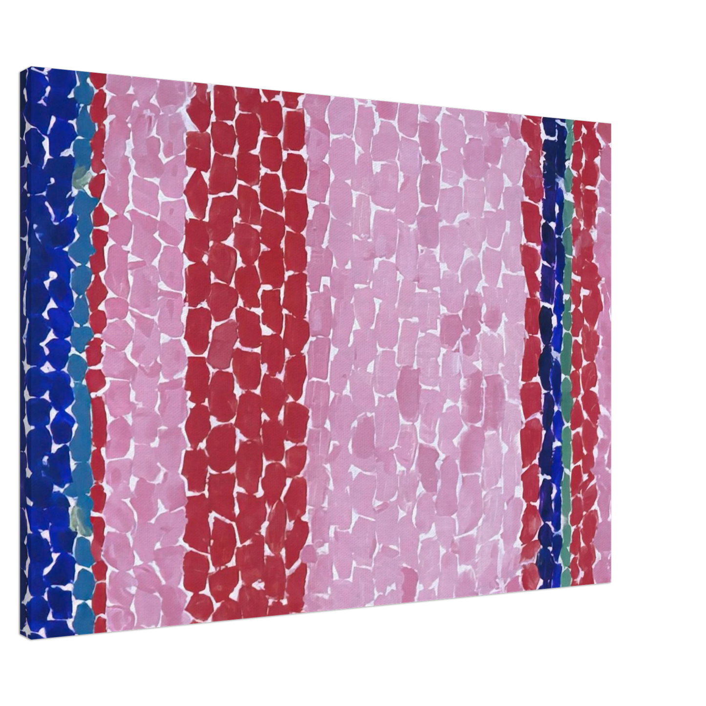 Alma Woodsey Thomas - A GLIMPSE OF MARS 1969 Canvas - 20x30 cm / 8x12 inches-canvas