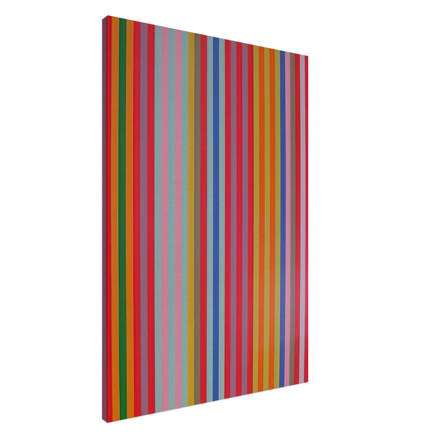 Gene Davis - Yoyo - 1969 Canvas - 20x30 cm / 8x12 inches-canvas