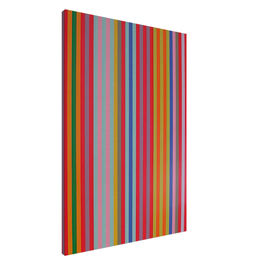Gene Davis - Yoyo - 1969 Canvas - 20x30 cm / 8x12 inches-canvas