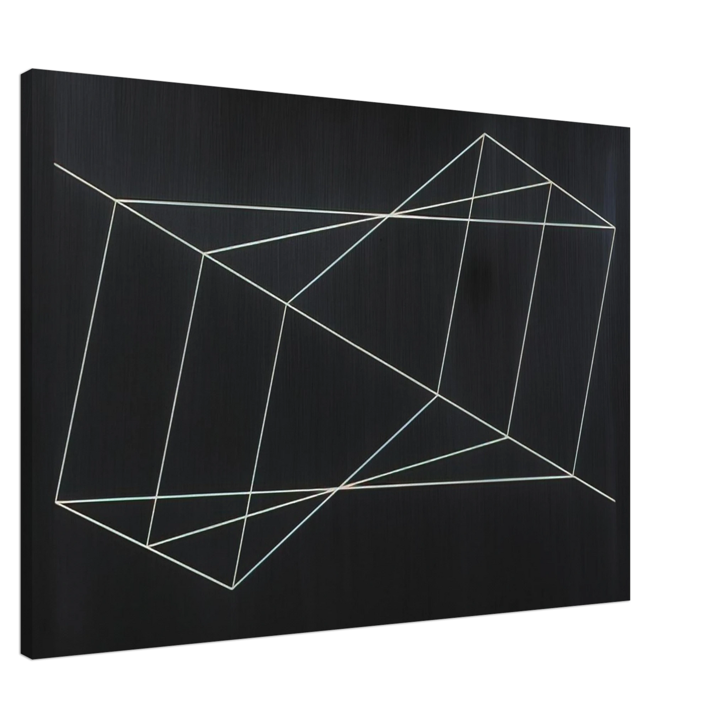 Josef Albers - TWISTED BUT STRAIGHT 1948 Canvas - 20x30 cm / 8x12 inches-canvas