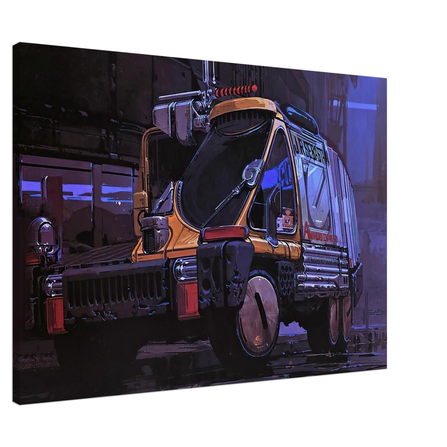 Syd Mead - Syd Mead Canvas - 20x30 cm / 8x12 inches-canvas