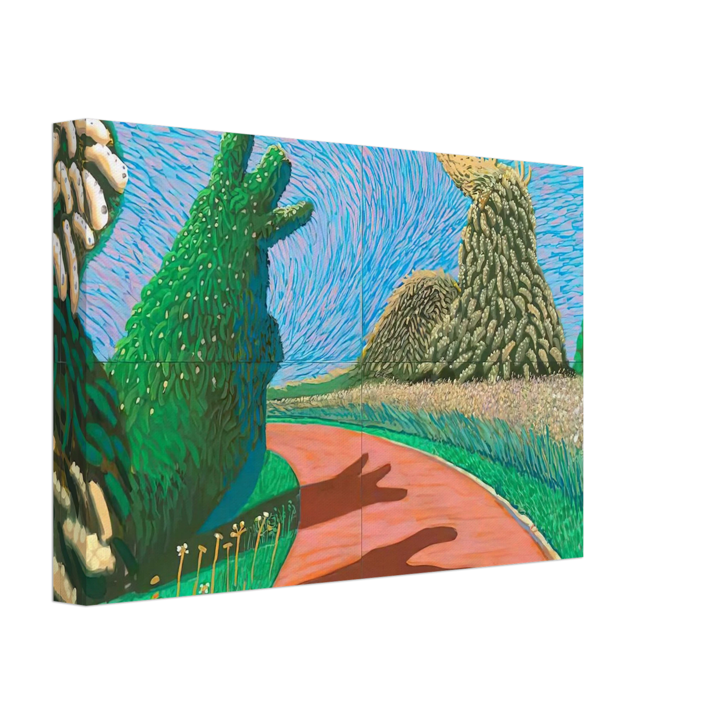 David Hockney - David Hockney Canvas - 40x60 cm / 16x24 inches-canvas