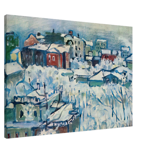 Wassily Kandinsky - MOSCOW SMOLENSKY BOULEVARD STUDY 1916 Canvas - 20x30 cm / 8x12 inches-canvas