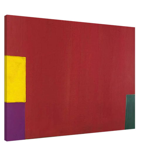 John Hoyland - 18.6.65 - 1965 Canvas - 20x30 cm / 8x12 inches-canvas