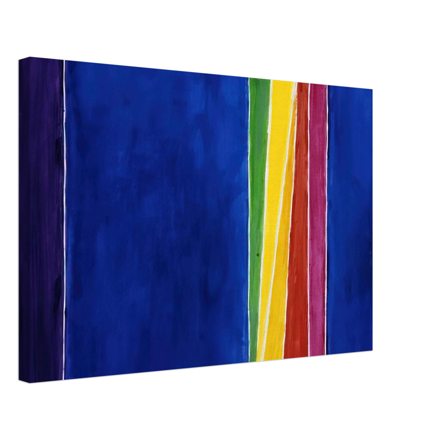 Alma Woodsey Thomas - ATMOSPHERIC EFFECTS II 1972 Canvas - 70x100 cm / 28x40 inches-canvas