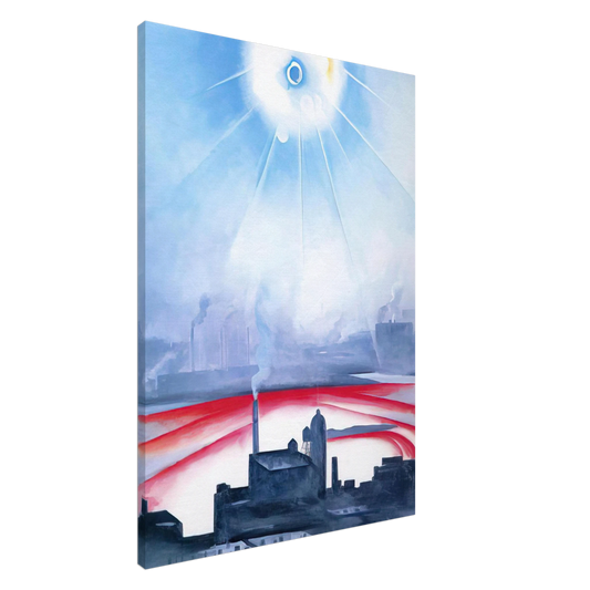 Georgia O'Keeffe - East River No 1 Canvas - 20x30 cm / 8x12 inches-canvas