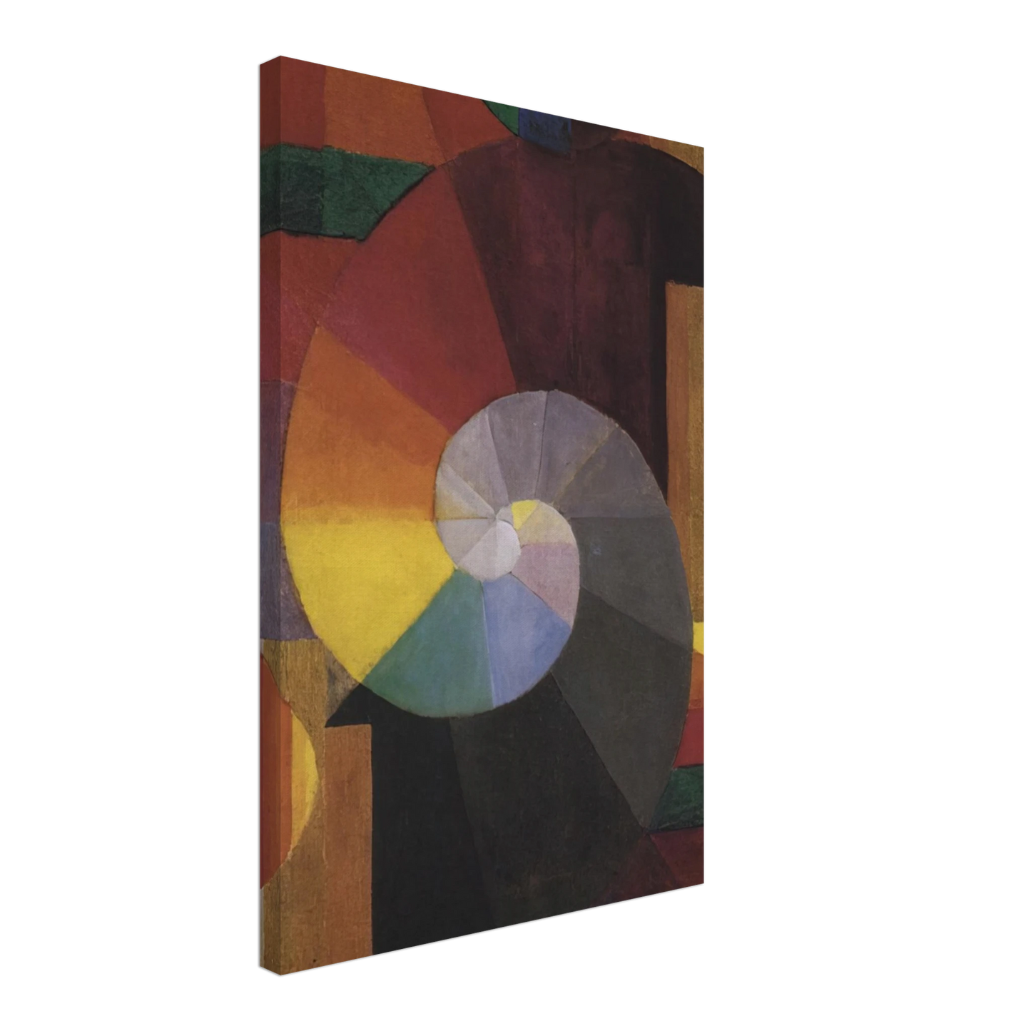 Johannes Itten - The Meeting Canvas - 40x60 cm / 16x24 inches-canvas