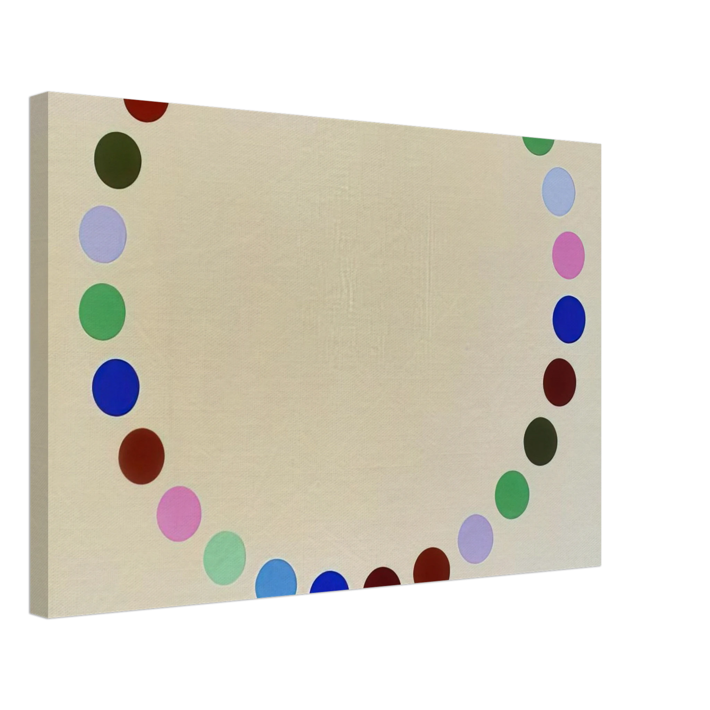 Thomas Downing - Horseshow Two - 1971 Canvas - 40x60 cm / 16x24 inches-canvas