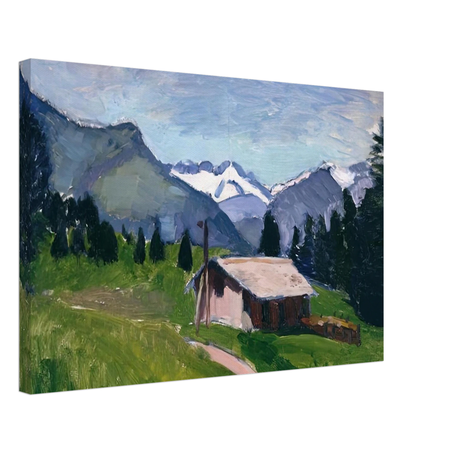 Henri Matisse - SAVOY ALPS 1901 Canvas - 40x60 cm / 16x24 inches-canvas