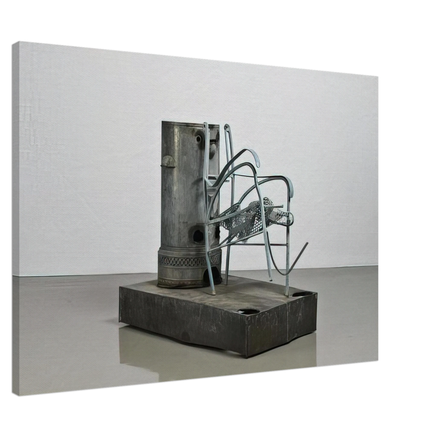 Robert Rauschenberg - NILE THRONE GLUT 1992 Canvas - 20x30 cm / 8x12 inches-canvas