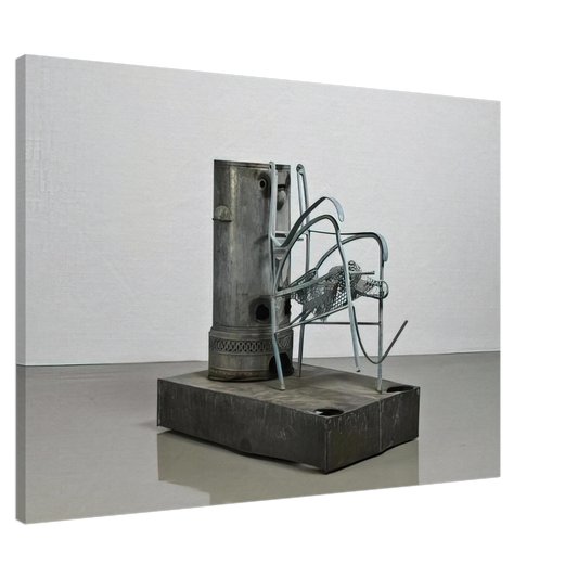 Robert Rauschenberg - NILE THRONE GLUT 1992 Canvas - 20x30 cm / 8x12 inches-canvas