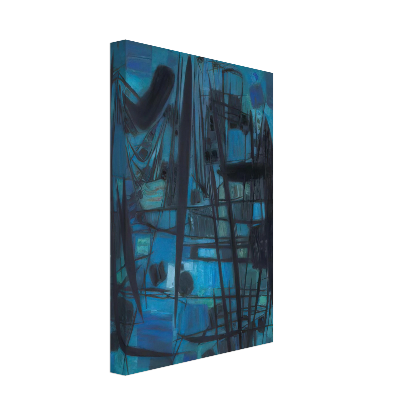 Chu teh Chun - MILLE VIES SE CACHENT DANS LE BOIS Canvas - 70x100 cm / 28x40 inches-canvas