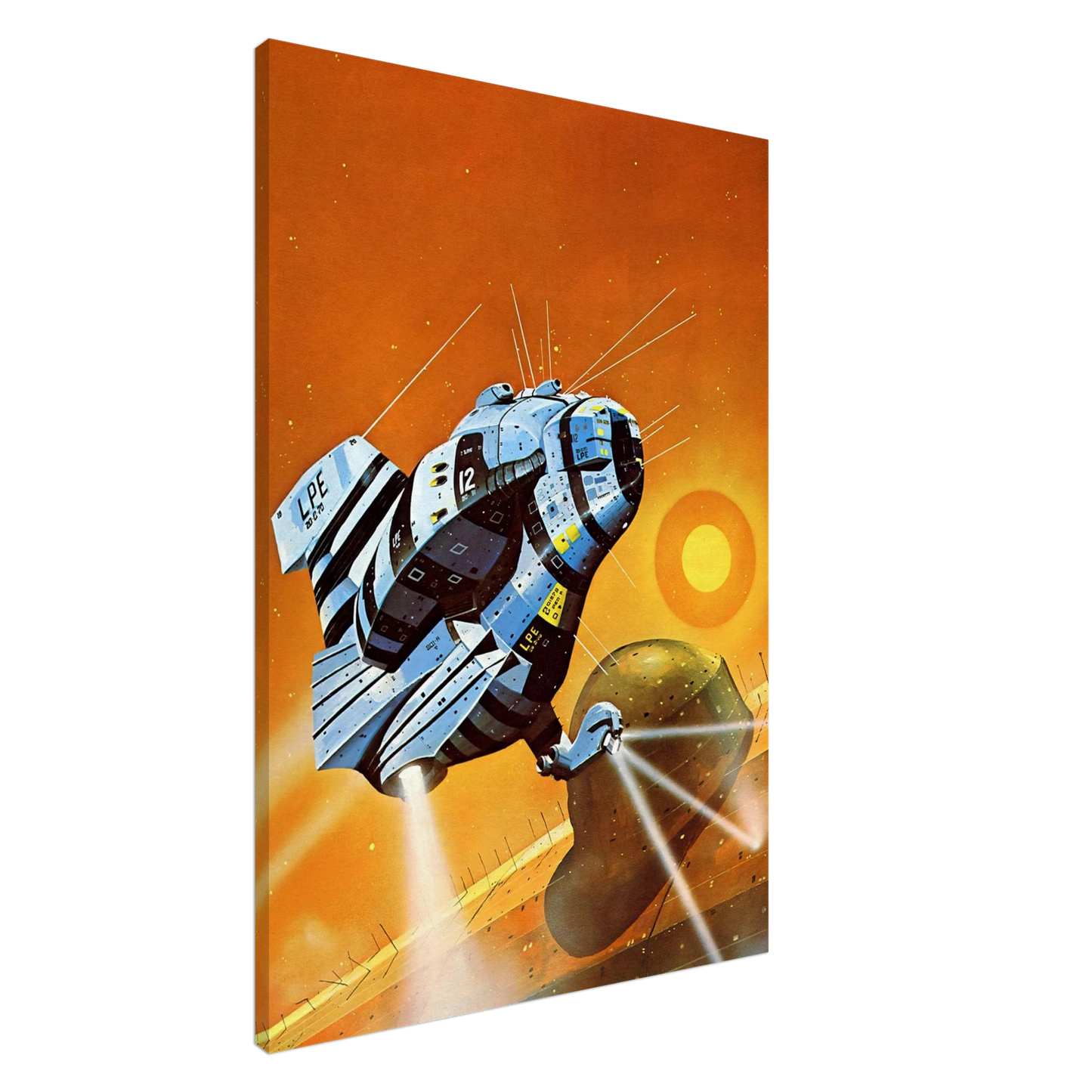 Chris Foss - Chris Foss Canvas - 20x30 cm / 8x12 inches-canvas