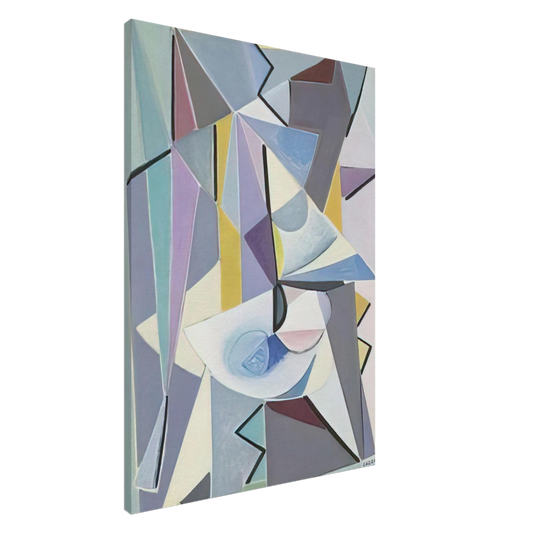 Bice Lazzari - Composizione - 1951 Canvas - 20x30 cm / 8x12 inches-canvas