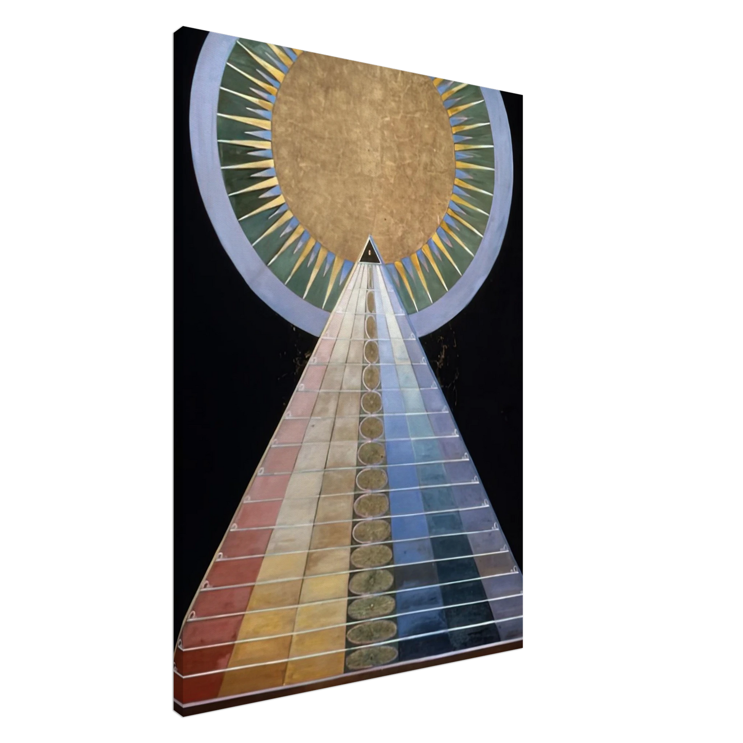 Hilma af Klint - ALTAR PAINTING 1915 Canvas - 20x30 cm / 8x12 inches-canvas