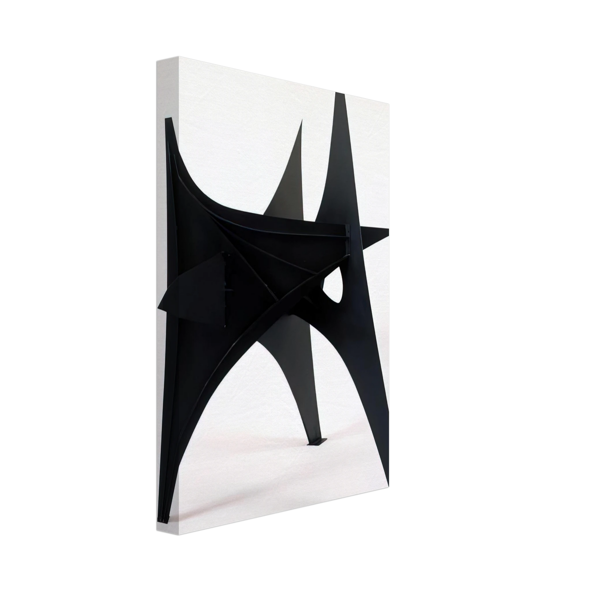 Alexander Calder - TROIS PICS INTERMEDIATE MAQUETTE 1967 Canvas - 40x60 cm / 16x24 inches-canvas