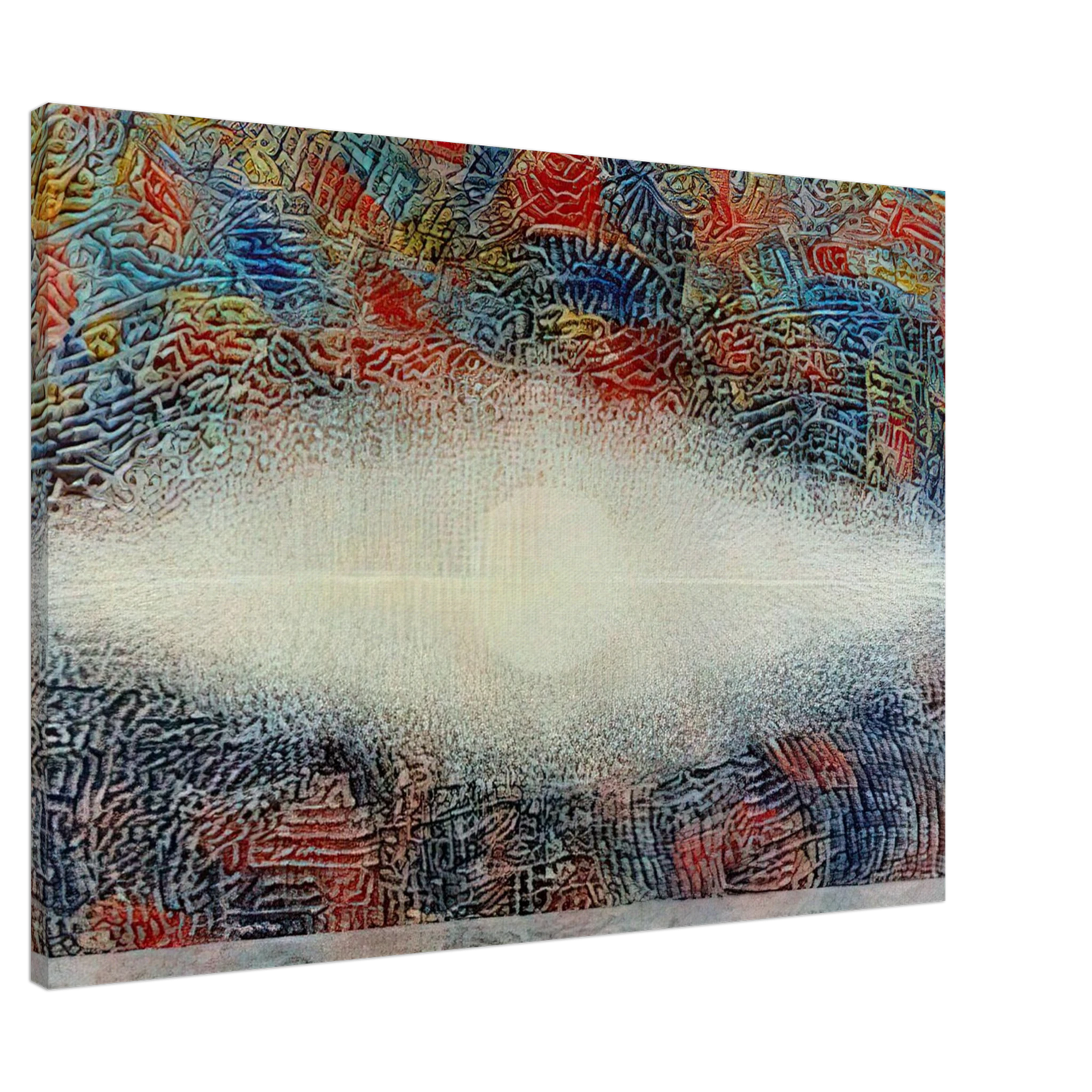 Jimmy Ernst - Mombosa - 1975 Canvas - 20x30 cm / 8x12 inches-canvas