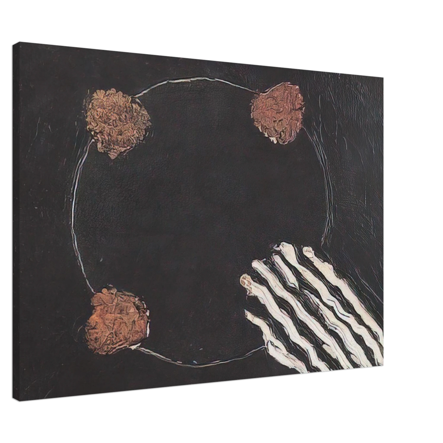 Forrest Bess - Untitled, No. 14 - 1952 Canvas - 20x30 cm / 8x12 inches-canvas