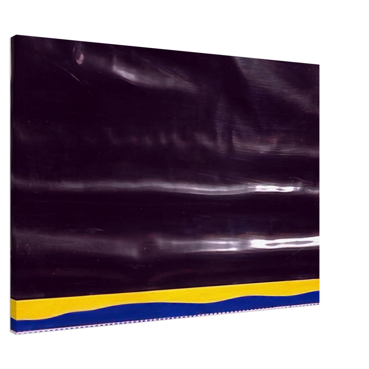 Roy Lichtenstein - YELLOW LANDSCAPE 1965 Canvas - 20x30 cm / 8x12 inches-canvas