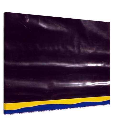 Roy Lichtenstein - YELLOW LANDSCAPE 1965 Canvas - 20x30 cm / 8x12 inches-canvas