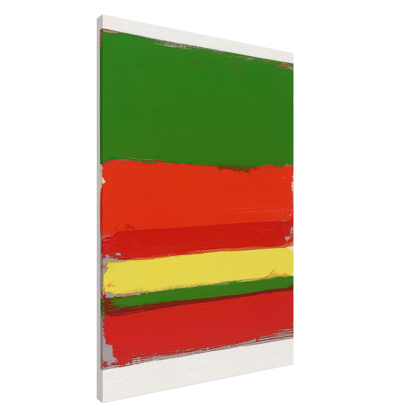 Patrick Heron - Untitled from the Shapes of Colour - 1978 Canvas - 20x30 cm / 8x12 inches-canvas