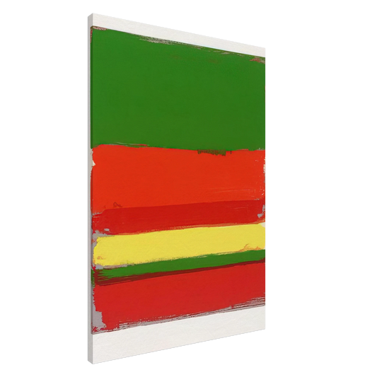 Patrick Heron - Untitled from the Shapes of Colour - 1978 Canvas - 20x30 cm / 8x12 inches-canvas