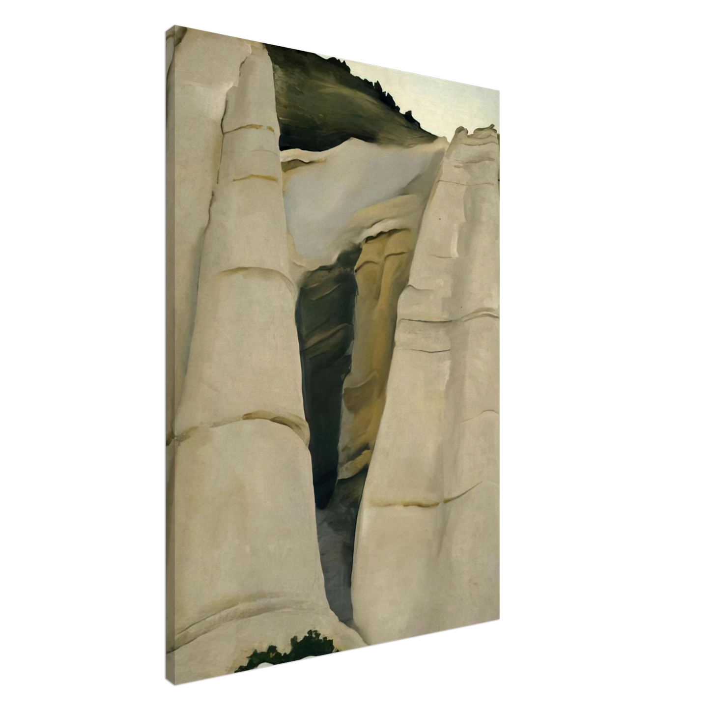 Georgia O'Keeffe - From the White Place Canvas - 20x30 cm / 8x12 inches-canvas