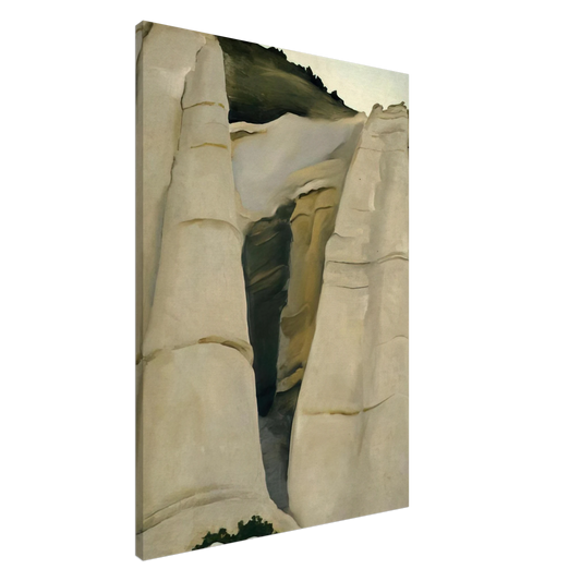 Georgia O'Keeffe - From the White Place Canvas - 20x30 cm / 8x12 inches-canvas