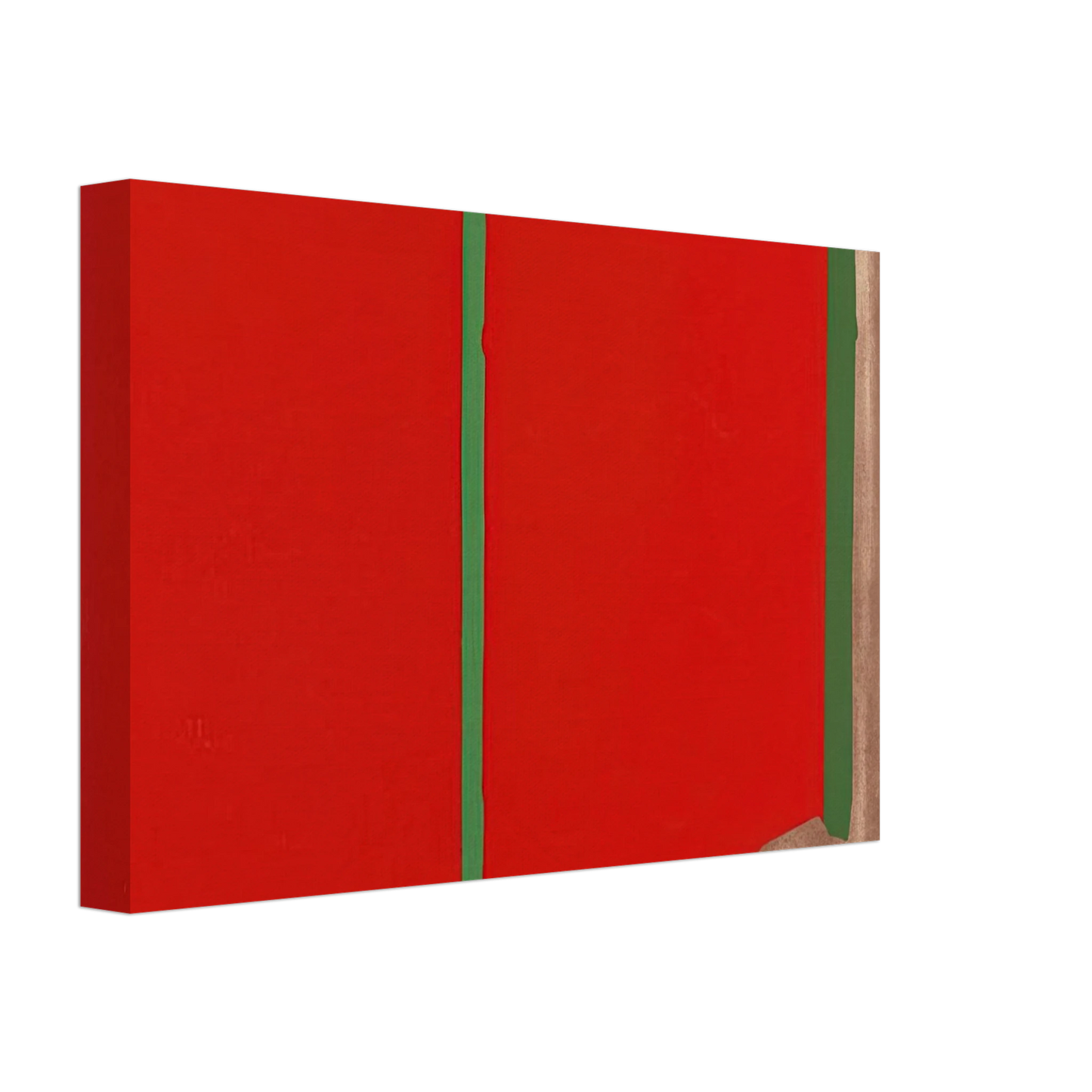 John Hoyland - Reds, Greens - 1969 Canvas - 40x60 cm / 16x24 inches-canvas