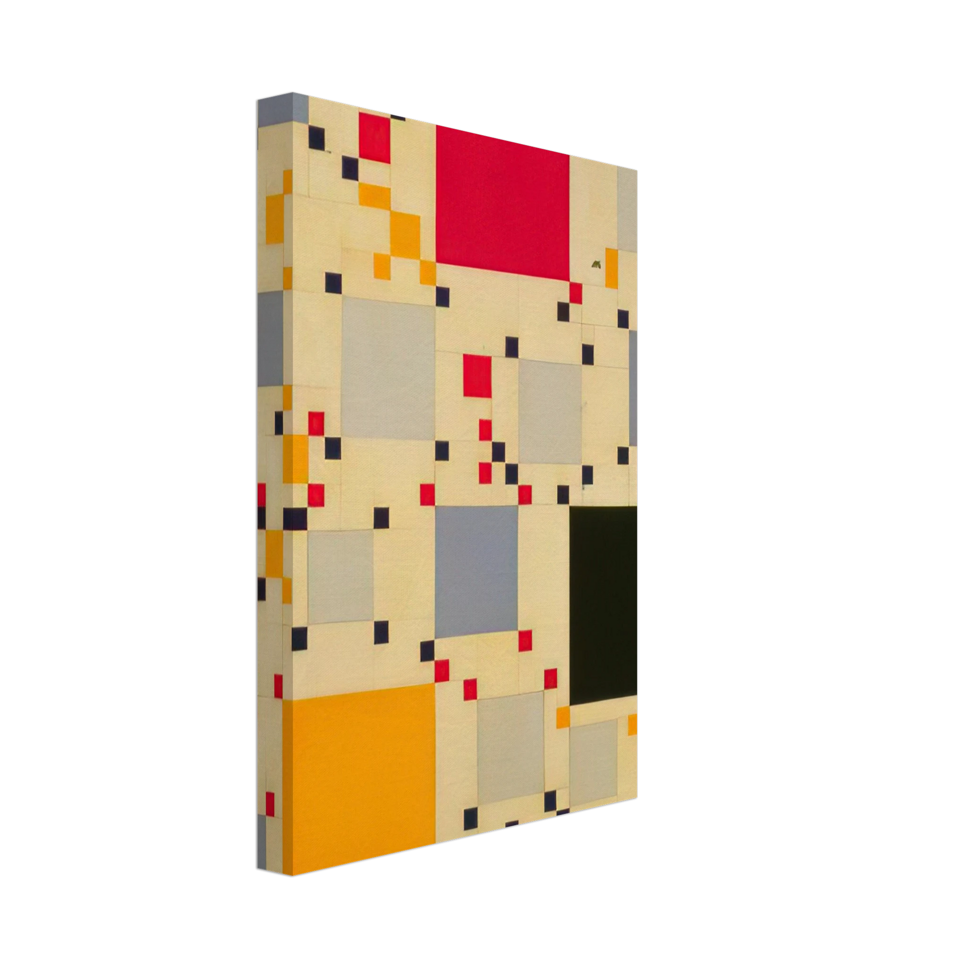 Leon Polk Smith - Homage to Victory Boogie-Woogie #1 - 1946 Canvas - 40x60 cm / 16x24 inches-canvas