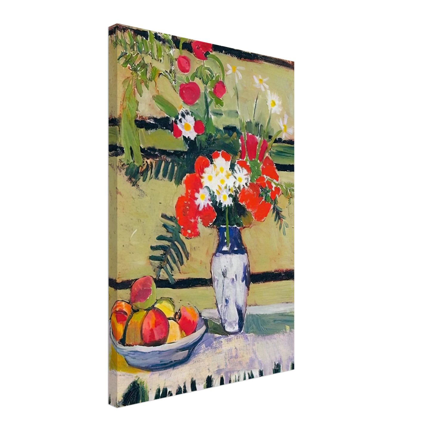 Henri Matisse - FLOWERS AND FRUIT 1909 Canvas - 70x100 cm / 28x40 inches-canvas