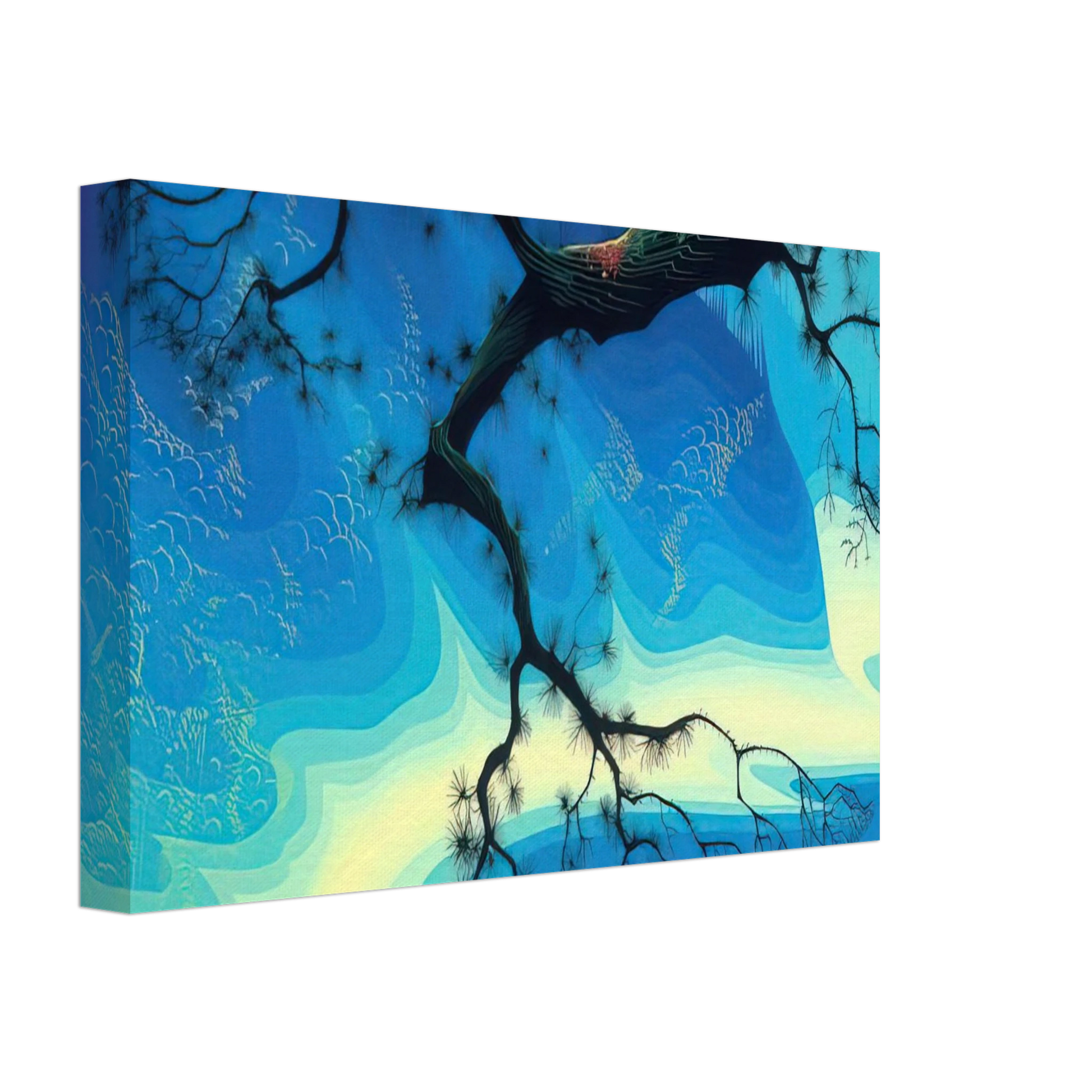 Eyvind Earle - Ocean Mist Canvas - 70x100 cm / 28x40 inches-canvas
